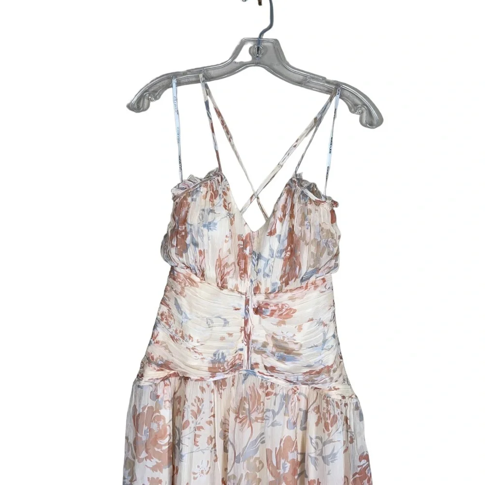 Free People Shona Joy Faye Midi Dress Size 0 NWT Cross Front - Picture 5 of 9